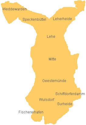 Immobilien in Bremerhaven Karte Angebote bersicht